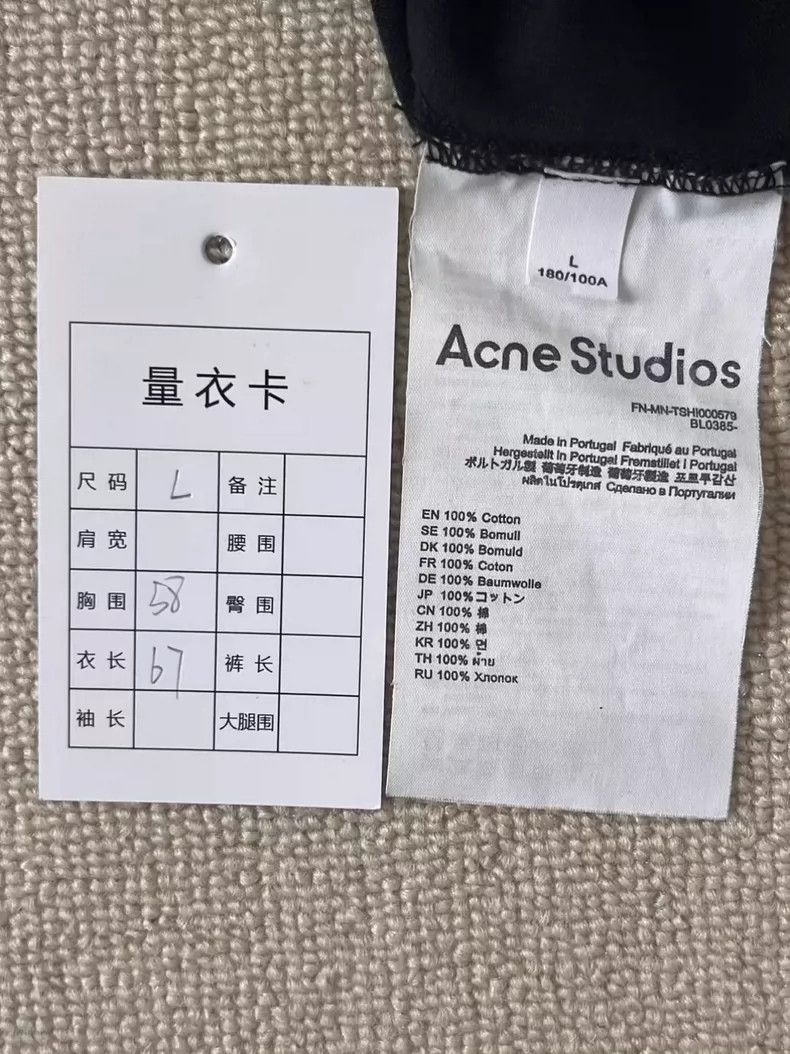 Acne Studios Acne Studios Black Loose Fit T-Shirt-yf Size US L / EU 52-54 / 3 - 4 Thumbnail