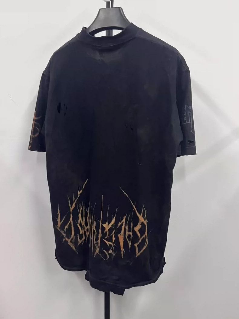 Balenciaga Balenciaga FW23 Graphic Print Short Sleeve T-Shirt-yf Size US M / EU 48-50 / 2 - 2 Thumbnail