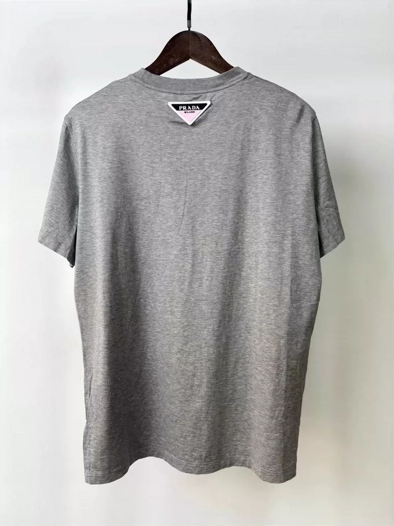 Prada Prada Short Sleeve T-Shirt with Triangle Logo-yf Size US XL / EU 56 / 4 - 2 Thumbnail