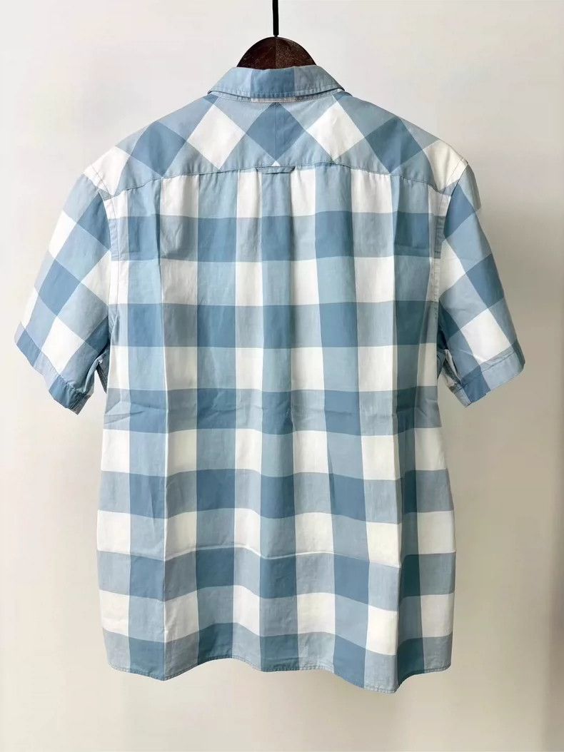 Burberry Burberry Classic Plaid Short Sleeve Shirt-yf Size US L / EU 52-54 / 3 - 2 Thumbnail