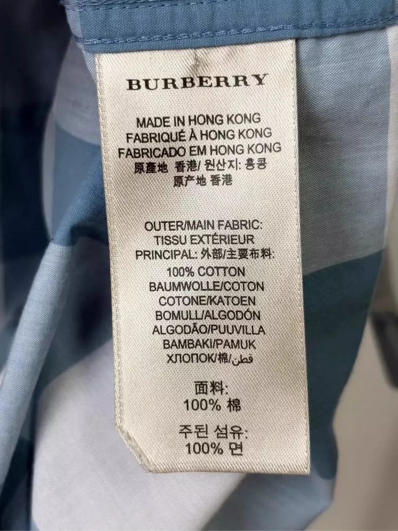 Burberry Burberry Classic Plaid Short Sleeve Shirt-yf Size US L / EU 52-54 / 3 - 3 Thumbnail