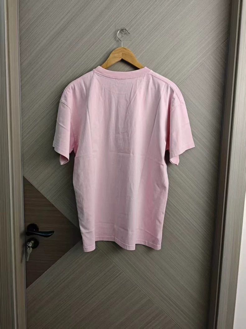 Balenciaga Balenciaga Pink Short Sleeve Shirt Size L-yf Size US L / EU 52-54 / 3 - 3 Thumbnail
