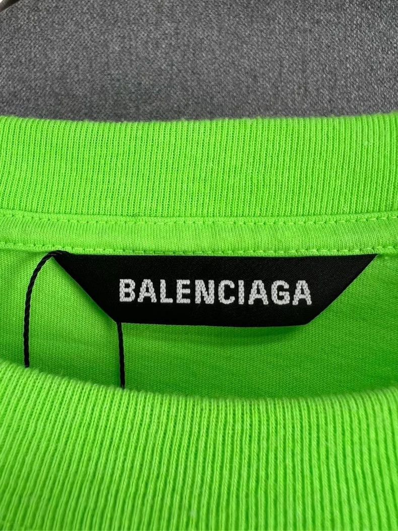 Balenciaga BALENCIAGA Green Short Sleeve T-Shirt Size S-yf Size US S / EU 44-46 / 1 - 3 Thumbnail