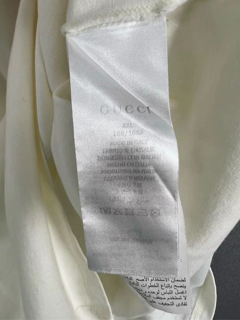Gucci GUCCI White Short Sleeve Lightning Shirt XXL-yf Size US XXL / EU 58 / 5 - 4 Thumbnail
