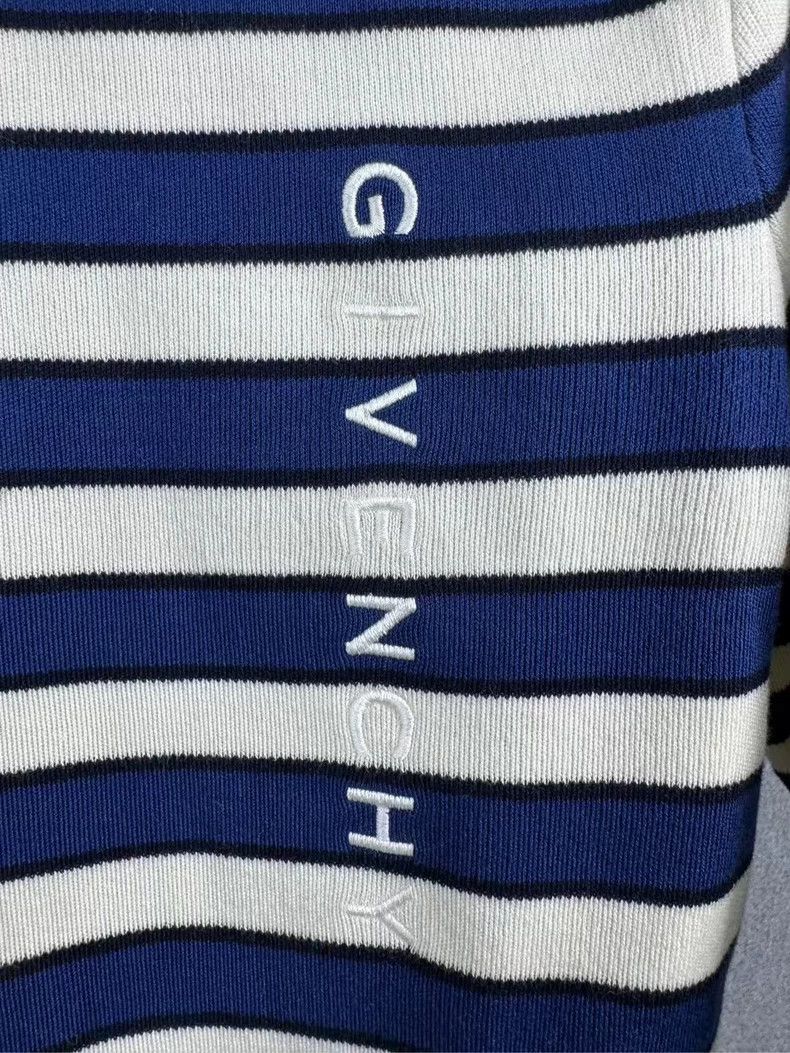 Givenchy Givenchy Blue Striped Knit Sweater Size S-yf Size US S / EU 44-46 / 1 - 4 Thumbnail