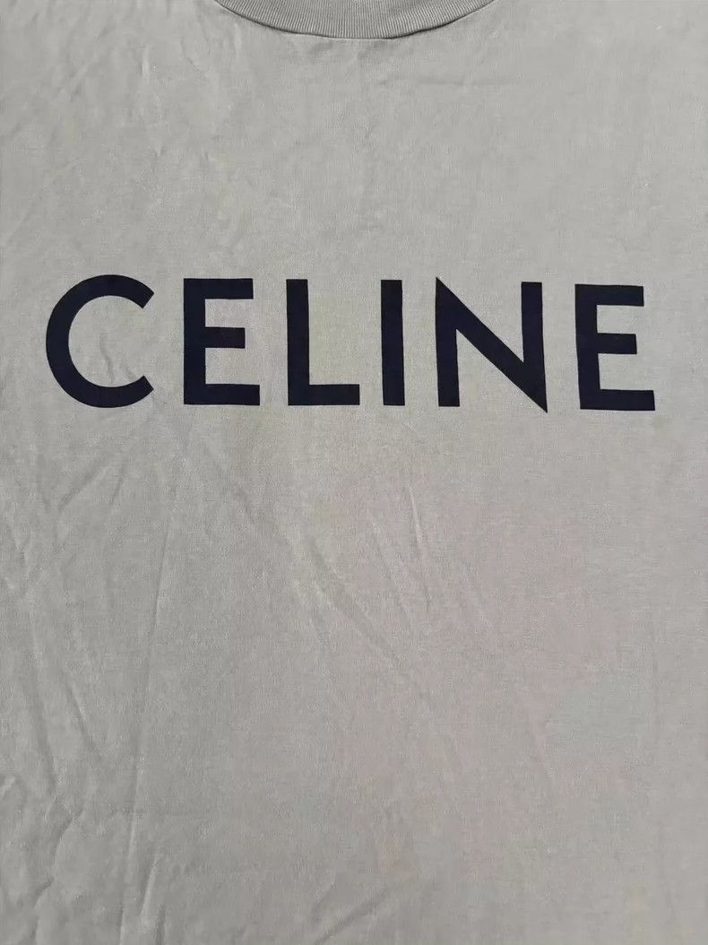 Celine CELINE Logo Print Loose Short Sleeve T-Shirt-yf Size US M / EU 48-50 / 2 - 4 Thumbnail