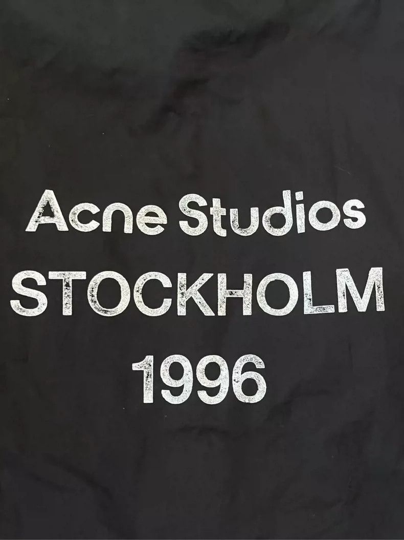Acne Studios Acne Studios Black Logo Zip Jacket-yf Size US L / EU 52-54 / 3 - 3 Thumbnail