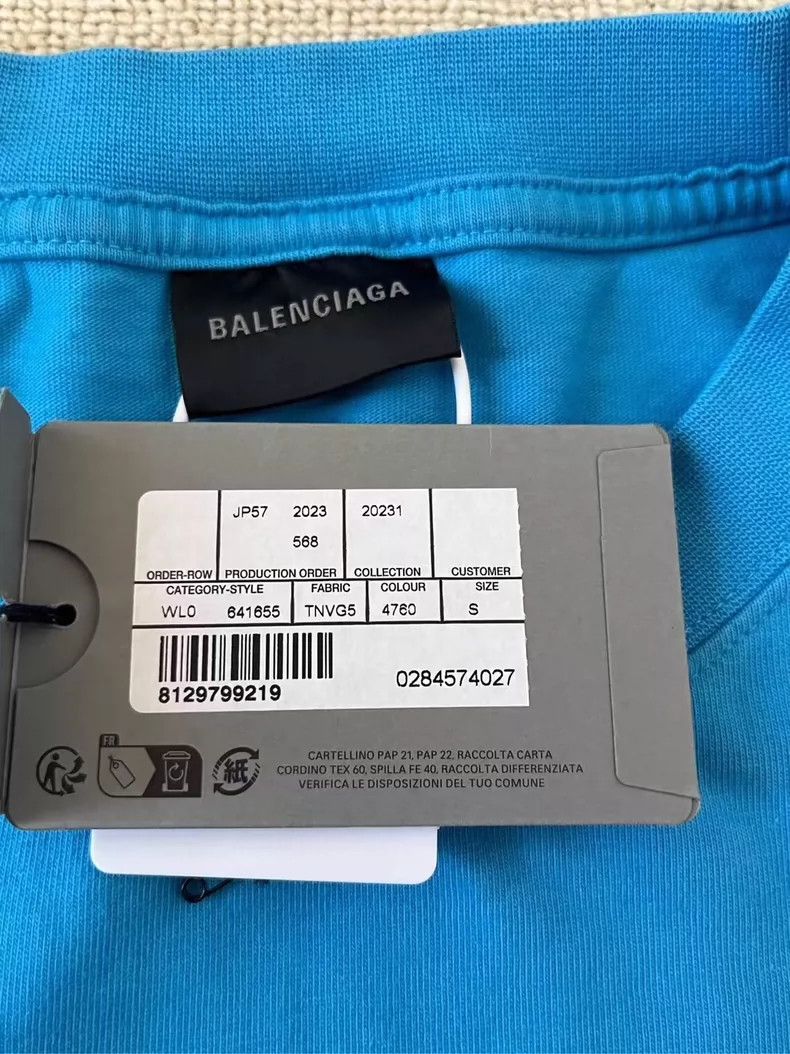 Balenciaga Balenciaga Logo Print Short Sleeve T-Shirt-yf Size US S / EU 44-46 / 1 - 5 Thumbnail