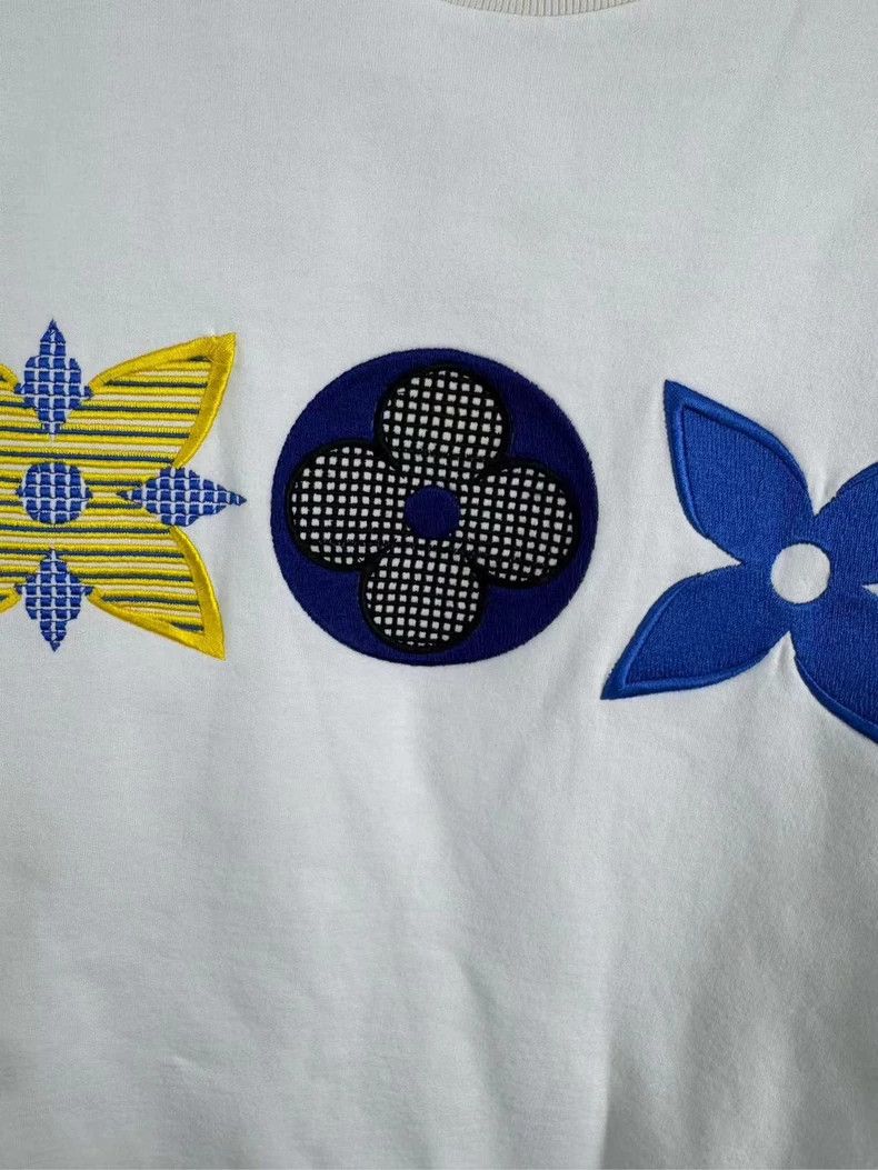 Louis Vuitton Louis Vuitton Embroidered Sweatshirt Size M-yf Size US M / EU 48-50 / 2 - 3 Thumbnail