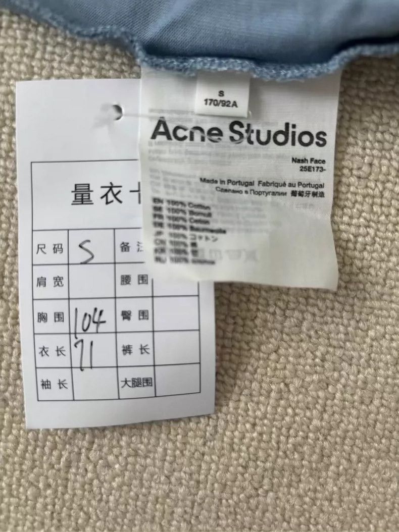 Acne Studios Acne Studios Logo Short Sleeve T-Shirt-yf Size US S / EU 44-46 / 1 - 5 Thumbnail