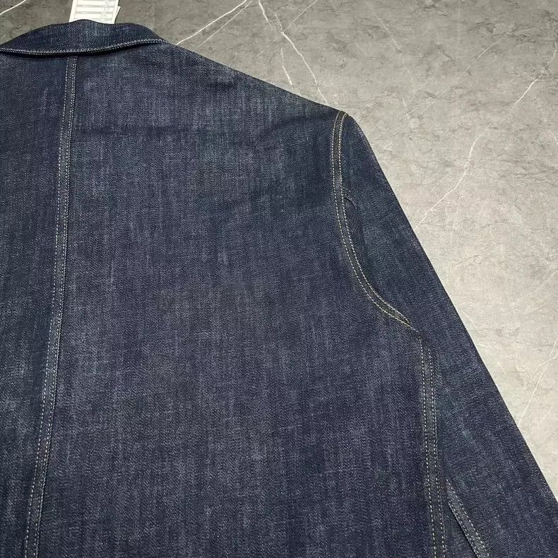 Dior DIOR Denim Jacket with Inner Print Size 54-yf Size US XXL / EU 58 / 5 - 7 Thumbnail