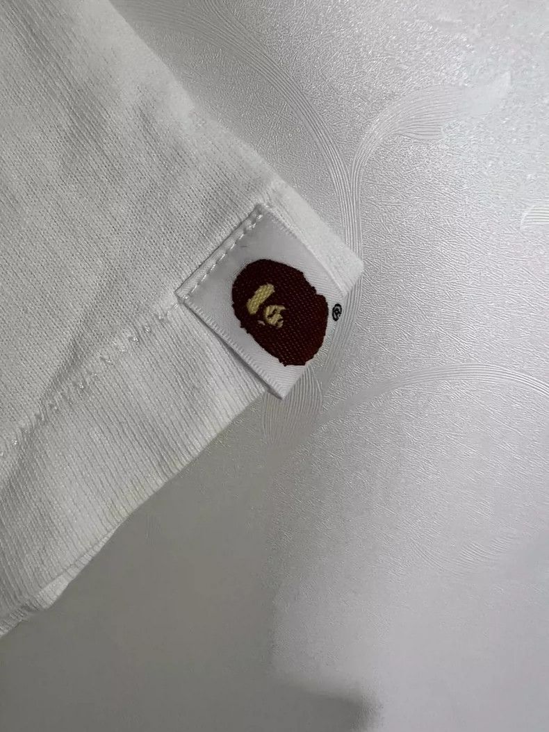 Bape Bape Shark Short Sleeve T-shirt in Pink Size L / US 10 / IT 46 - 6 Thumbnail