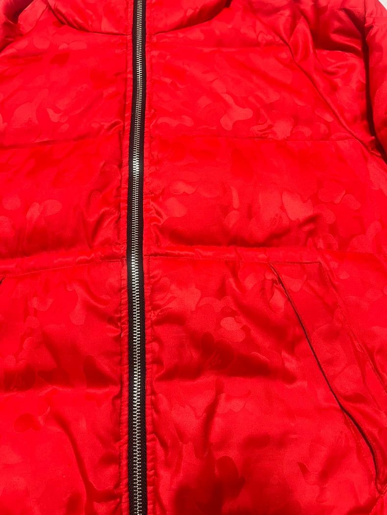 Bape Bape Red Camo Shark Puffer Jacket Medium Size M / US 6-8 / IT 42-44 - 5 Thumbnail