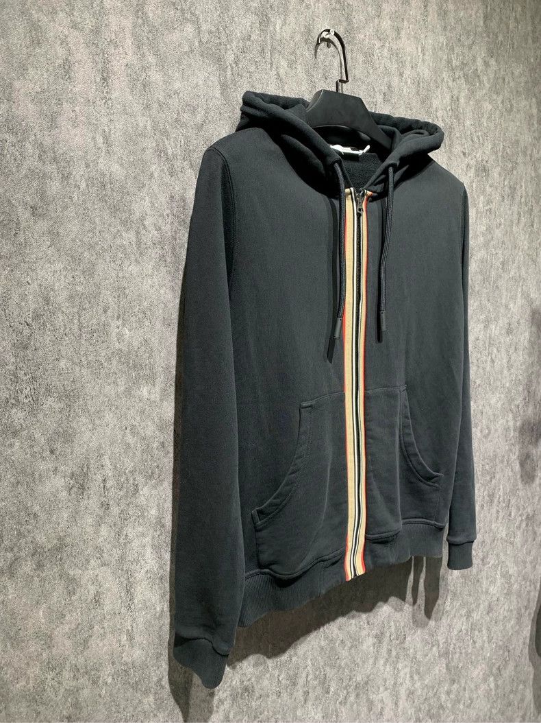 Burberry Burberry Black Stripe Hooded Zip Jacket Size XS / US 0-2 / IT 36-38 - 3 Thumbnail