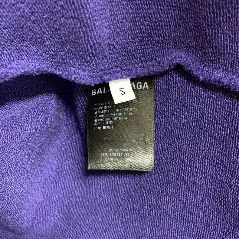 Balenciaga Balenciaga Purple Hoodie Size S Size S / US 4 / IT 40 - 4 Thumbnail