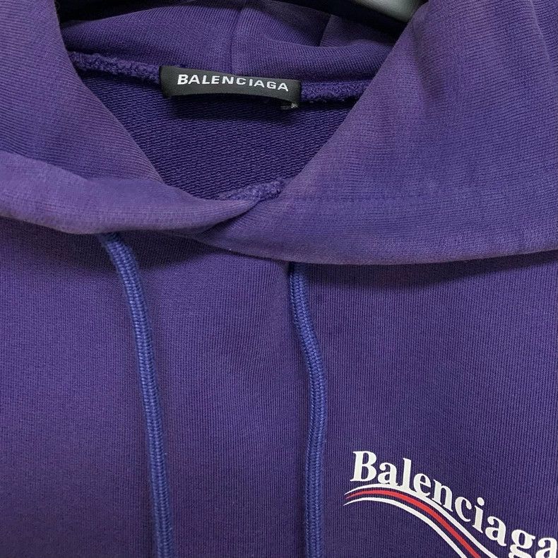 Balenciaga Balenciaga Purple Hoodie Size S Size S / US 4 / IT 40 - 3 Thumbnail