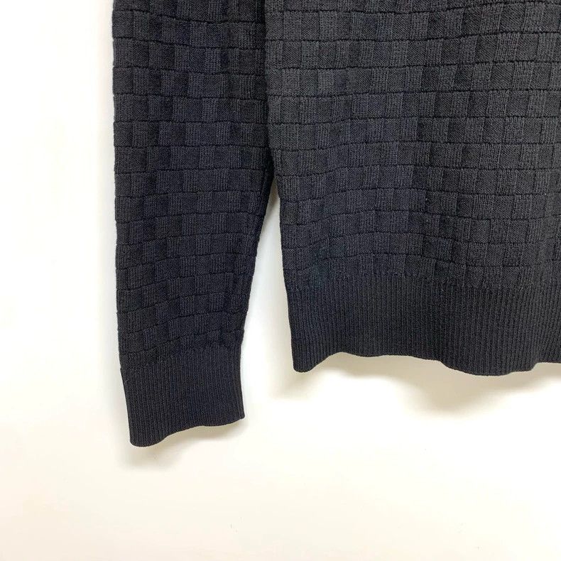 Louis Vuitton Louis Vuitton Navy Checkered Sweater Size S Size S / US 4 / IT 40 - 7 Thumbnail