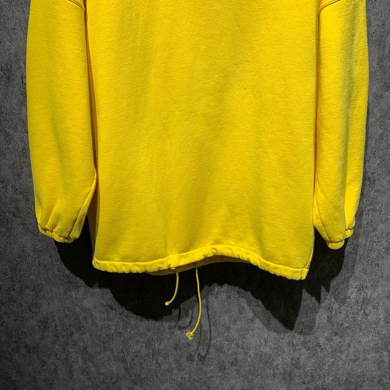 Balenciaga Balenciaga Yellow Hooded Sweatshirt Size Xs Size XS / US 0-2 / IT 36-38 - 6 Thumbnail