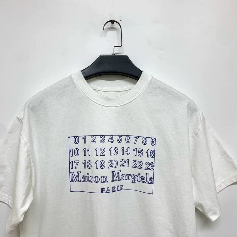 Maison Margiela Maison Margiela Classic Number Print T-Shirt Size L / US 10 / IT 46 - 5 Thumbnail