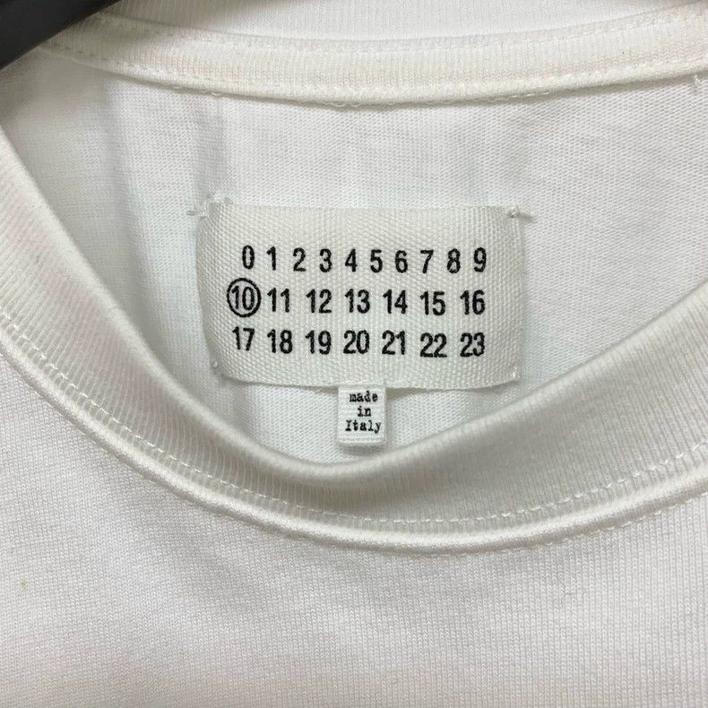 Maison Margiela Maison Margiela Classic Number Print T-Shirt Size L / US 10 / IT 46 - 3 Thumbnail