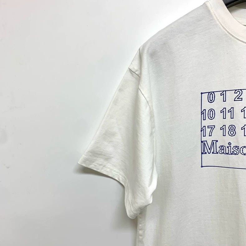 Maison Margiela Maison Margiela Classic Number Print T-Shirt Size L / US 10 / IT 46 - 7 Thumbnail