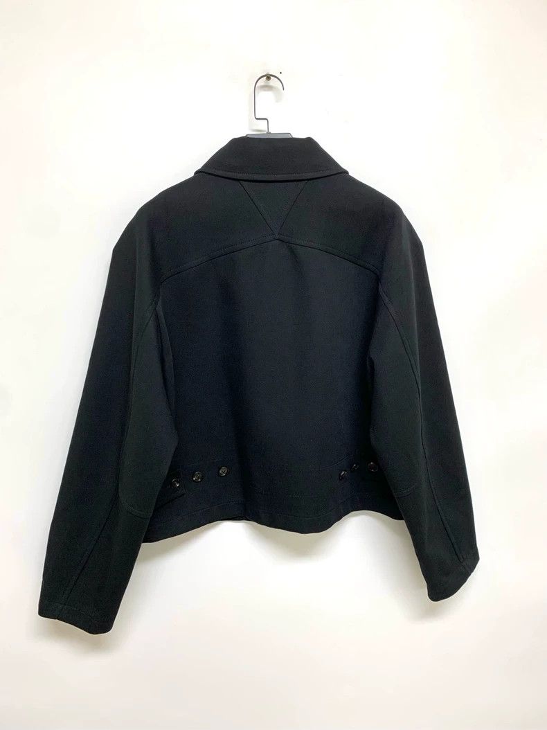Bottega Veneta Bottega Veneta Black Collared Jacket Size XL / US 12-14 / IT 48-50 - 2 Thumbnail