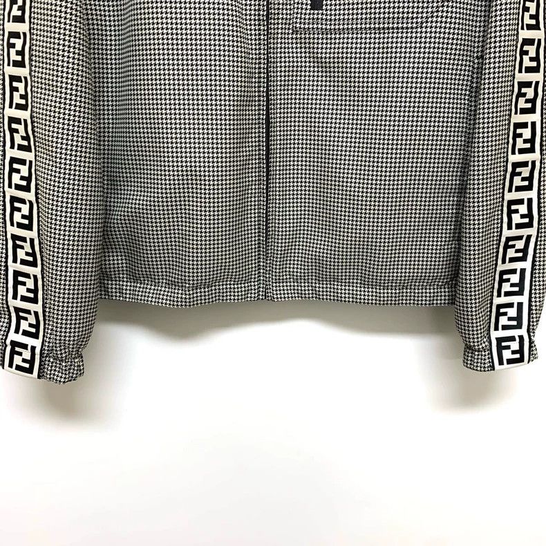 Fendi Fendi Double-Sided Houndstooth Hooded Jacket Size L / US 10 / IT 46 - 7 Thumbnail