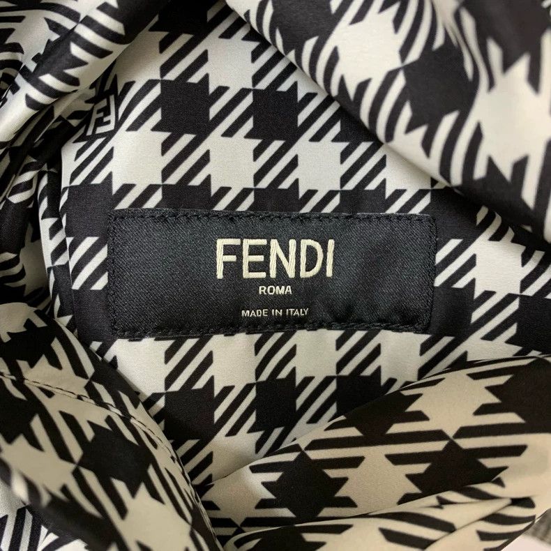 Fendi Fendi Double-Sided Houndstooth Hooded Jacket Size L / US 10 / IT 46 - 3 Thumbnail