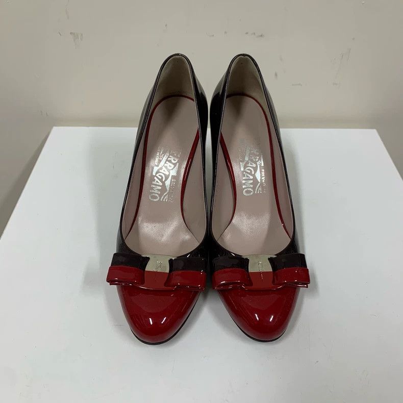 Salvatore Ferragamo Ferragamo Patent Leather High Heels Size 5 Size US 5 / IT 35 - 2 Thumbnail