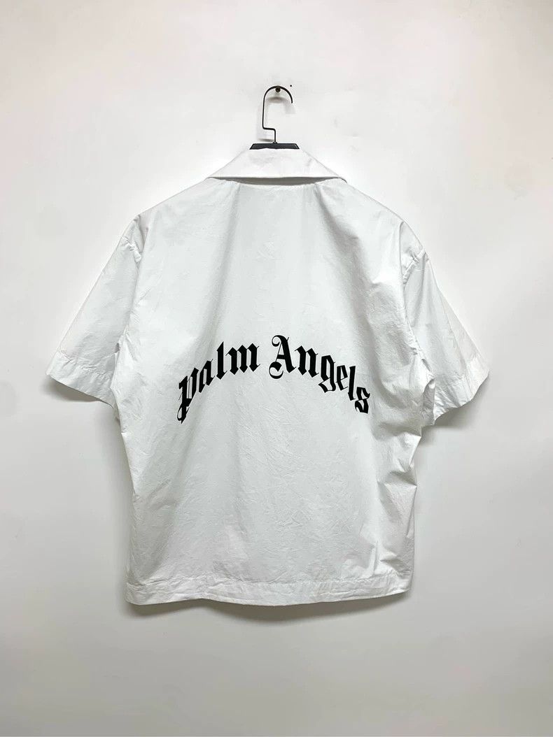 Palm Angels Palm Angels White Short Sleeve Shirt Size XL / US 12-14 / IT 48-50 - 2 Thumbnail