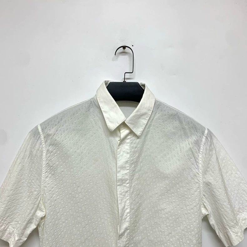 Dior Dior Short Sleeve Embossed Pattern Shirt Size L / US 10 / IT 46 - 5 Thumbnail
