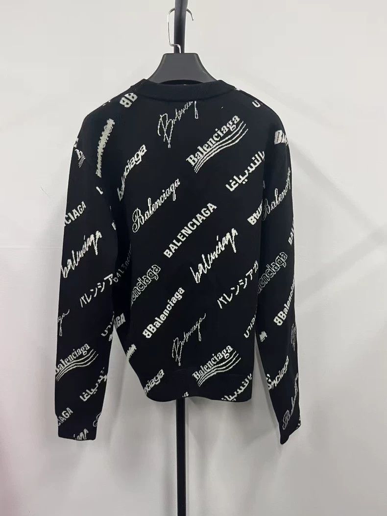 Balenciaga Balenciaga SS23 Multicolor Logo Sweater Size S / US 4 / IT 40 - 2 Thumbnail