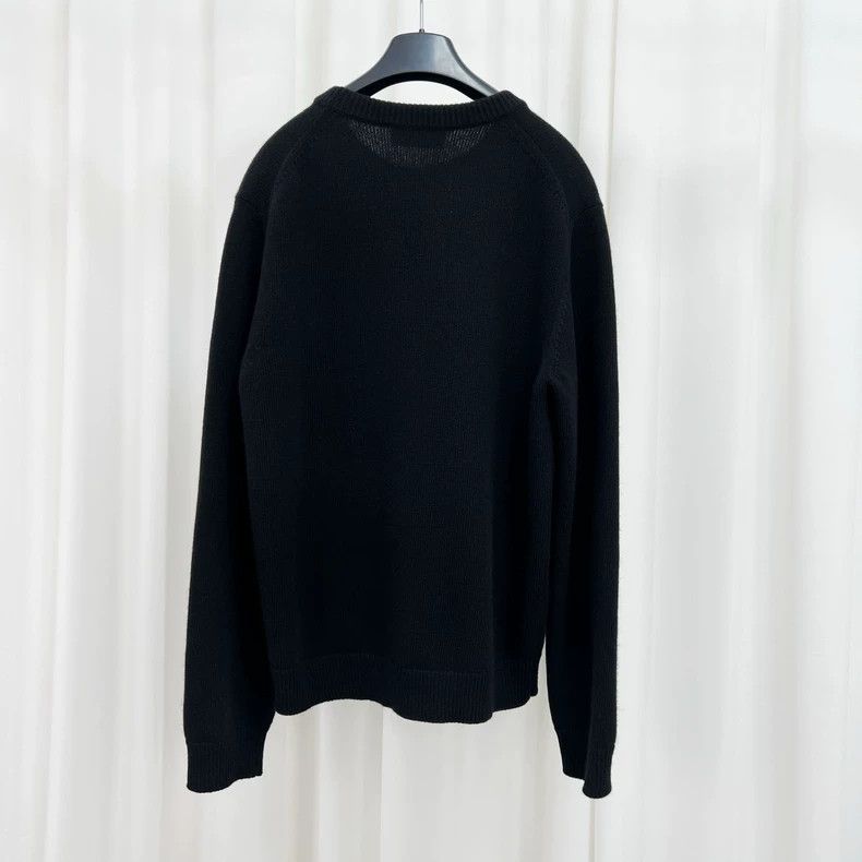 Gucci Gucci Knit Sweater with Script Logo Size S / US 4 / IT 40 - 2 Thumbnail