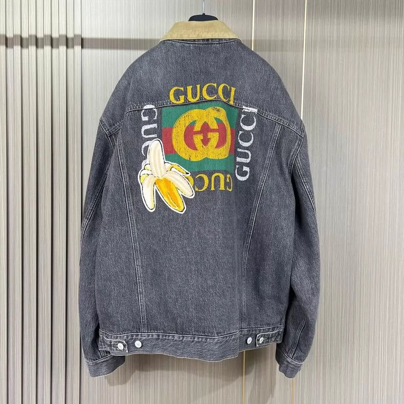 Gucci Gucci Vintage Logo Wash Denim Jacket Size XL / US 12-14 / IT 48-50 - 2 Thumbnail