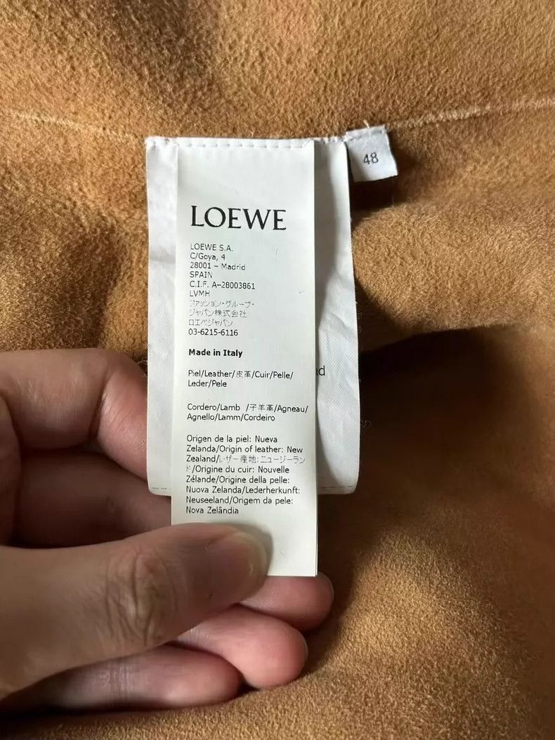 Loewe Loewe Shearling and Leather Jacket Size L / US 10 / IT 46 - 4 Thumbnail