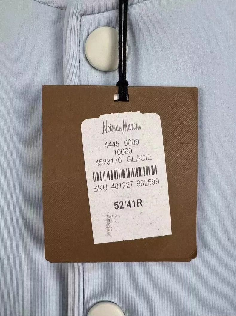 Burberry Burberry Sky Blue Baseball Jacket Size XL / US 12-14 / IT 48-50 - 7 Thumbnail