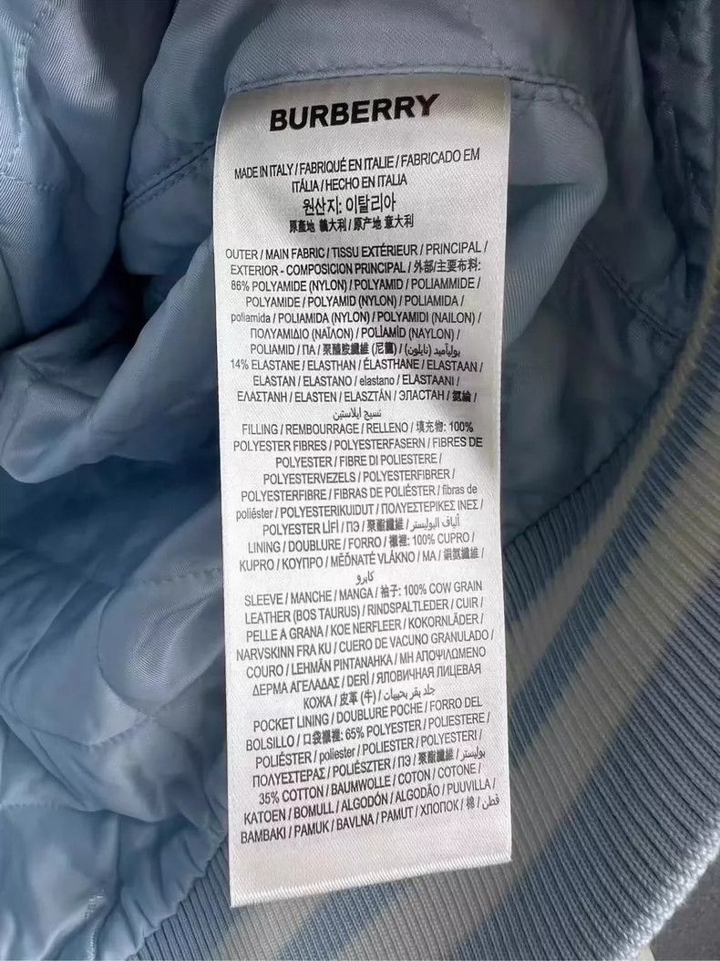 Burberry Burberry Sky Blue Baseball Jacket Size XL / US 12-14 / IT 48-50 - 6 Thumbnail