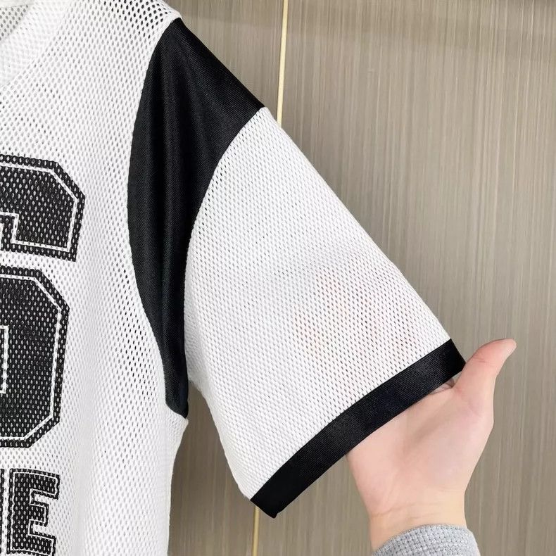 Celine Celine Black and White Mesh Crop Top Size XS / US 0-2 / IT 36-38 - 4 Thumbnail