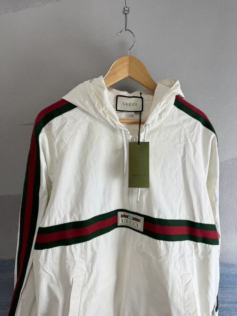 Gucci Gucci Half-Zip Jacket with Red Green Stripes Size XL / US 12-14 / IT 48-50 - 2 Thumbnail