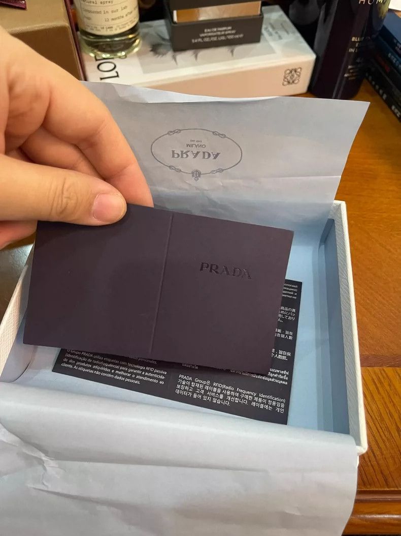 Prada Prada Wrist Bag with Classic Triangle Logo Size ONE SIZE - 5 Thumbnail