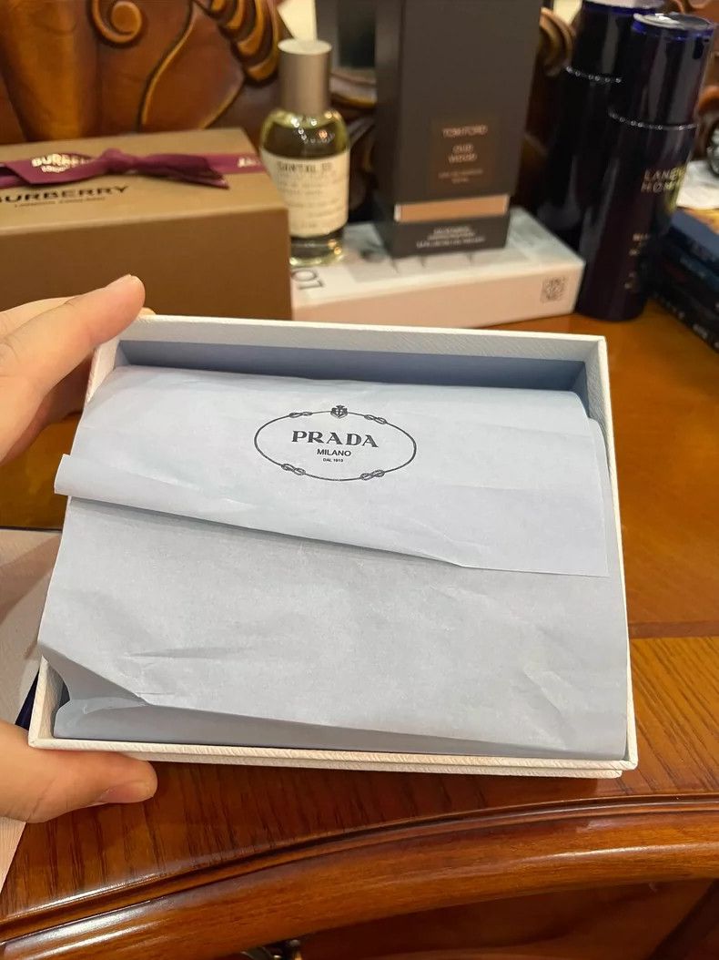Prada Prada Wrist Bag with Classic Triangle Logo Size ONE SIZE - 3 Thumbnail