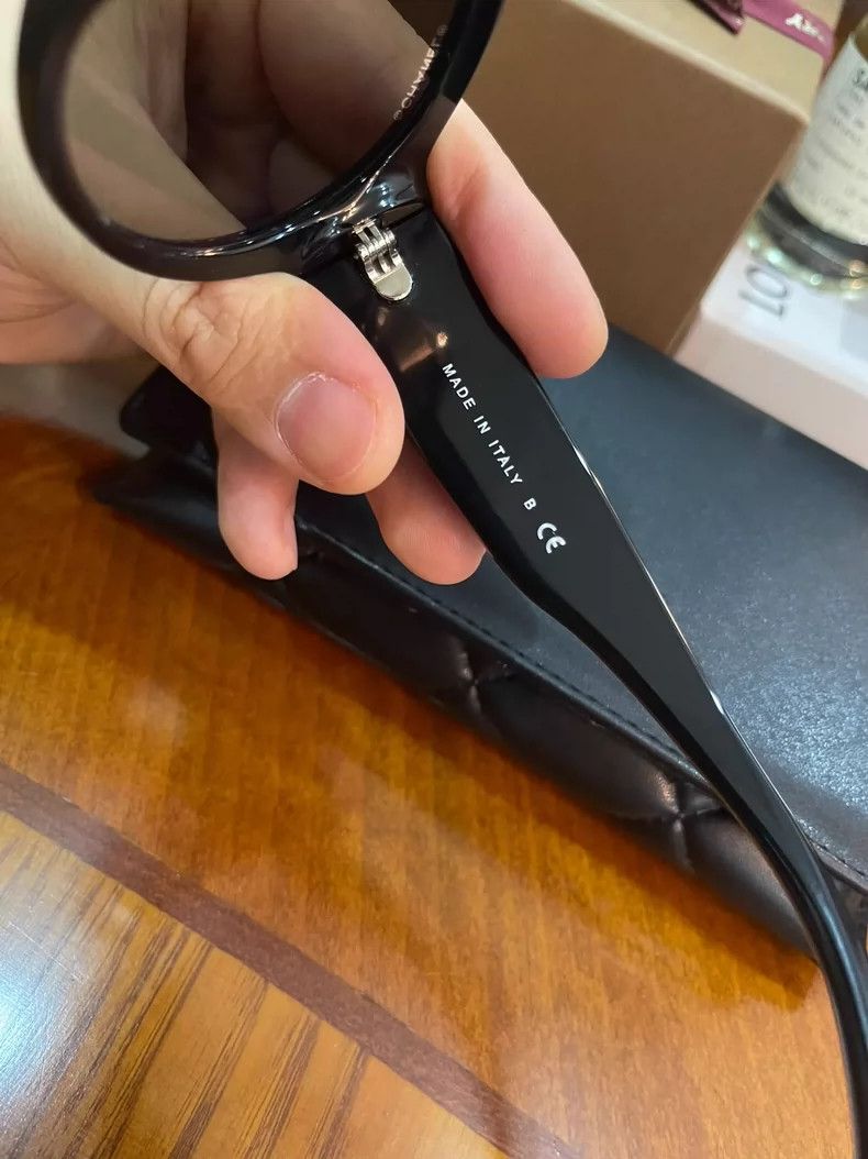 Chanel Chanel Sunglasses in Classic Black Gray Size ONE SIZE - 6 Thumbnail