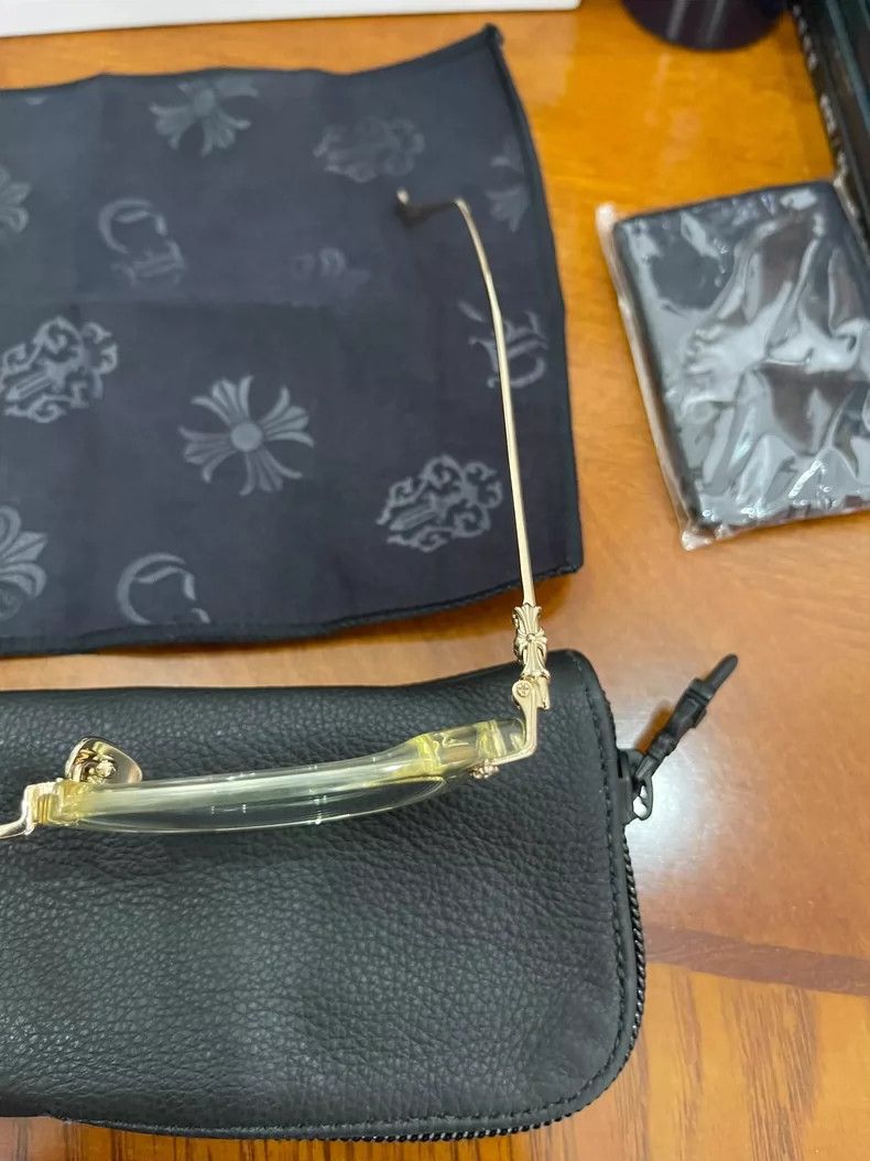 Chrome Hearts Chrome Hearts Glasses with Gold Legs Size ONE SIZE - 3 Thumbnail