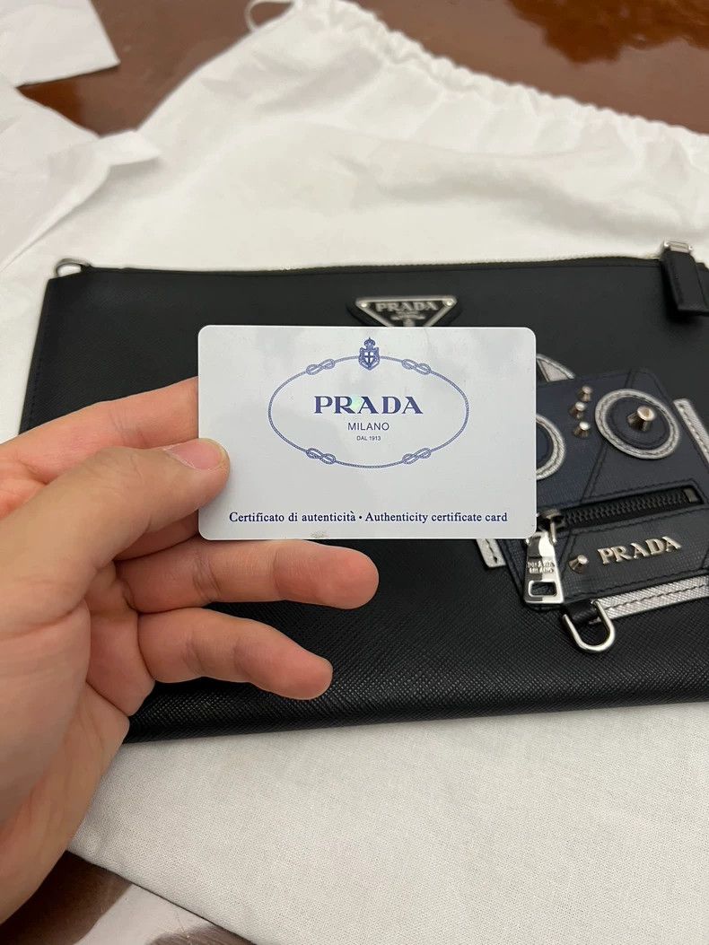 Prada Prada Robot Handbag with Dust Bag and Card Size ONE SIZE - 8 Thumbnail