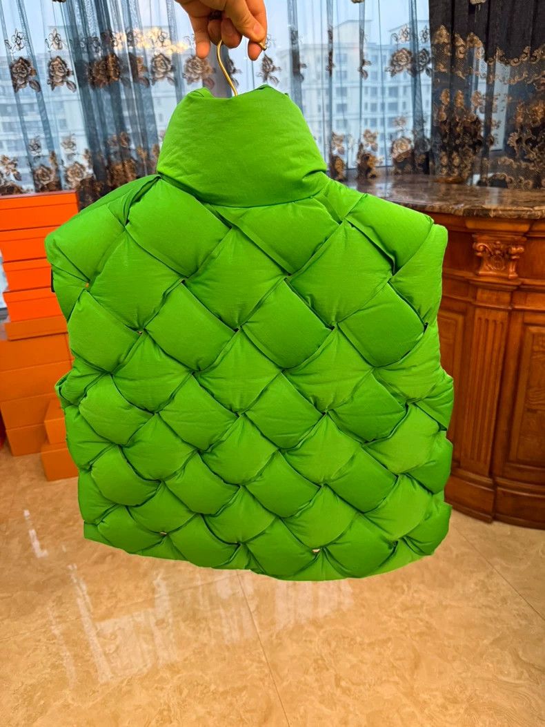 Bottega Veneta Bottega Veneta Green Puffer Jacket Size S Size S / US 4 / IT 40 - 2 Thumbnail