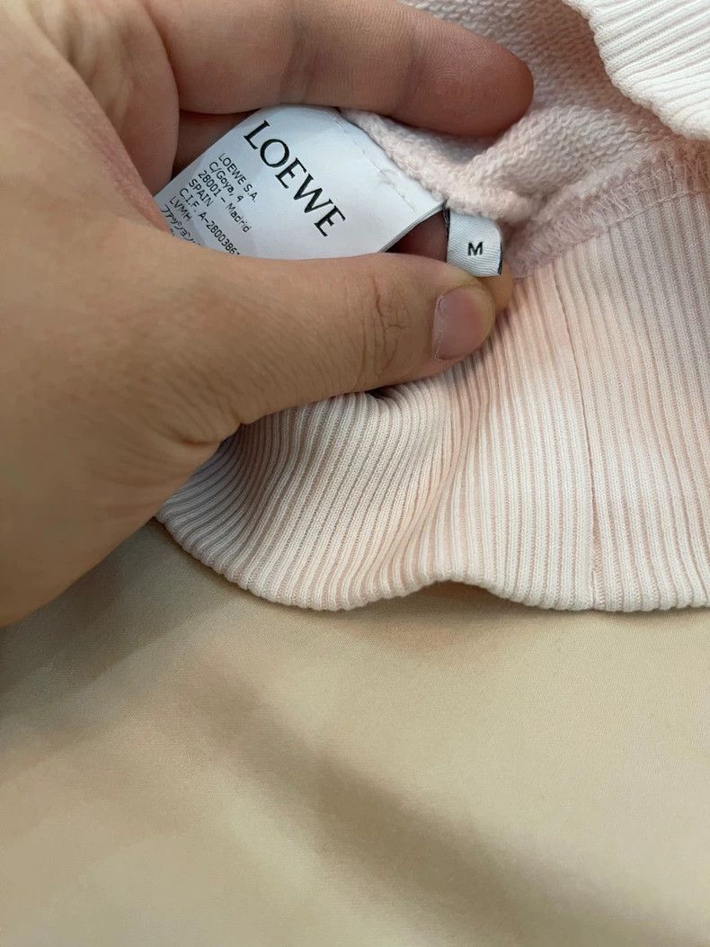 LOEWE Embroidered Hoodie with Graffiti Design