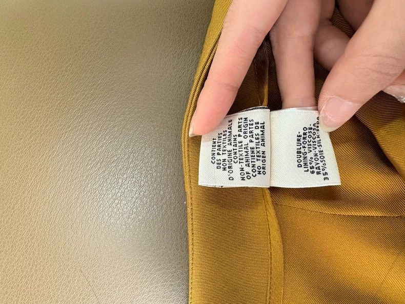 Hermes Hermes Yellow Wool Skirt Pants Size 34 Size 34" / US 12 / IT 48 - 8 Thumbnail