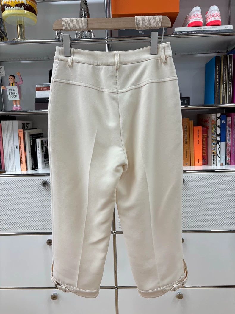 Hermes Hermes Women's Casual Mid-Length Trousers Size 36" / US 14 / IT 50 - 3 Thumbnail