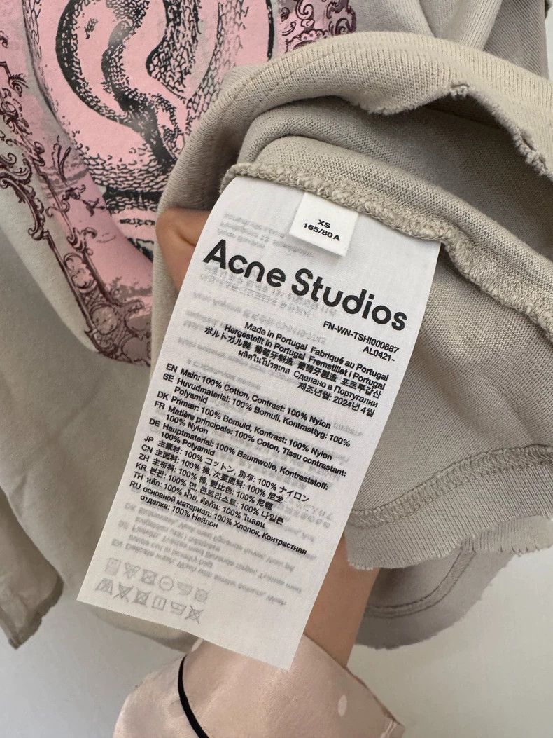 Acne Studios ACNE Studios Casual Two-Piece T-Shirt Size XS / US 0-2 / IT 36-38 - 6 Thumbnail