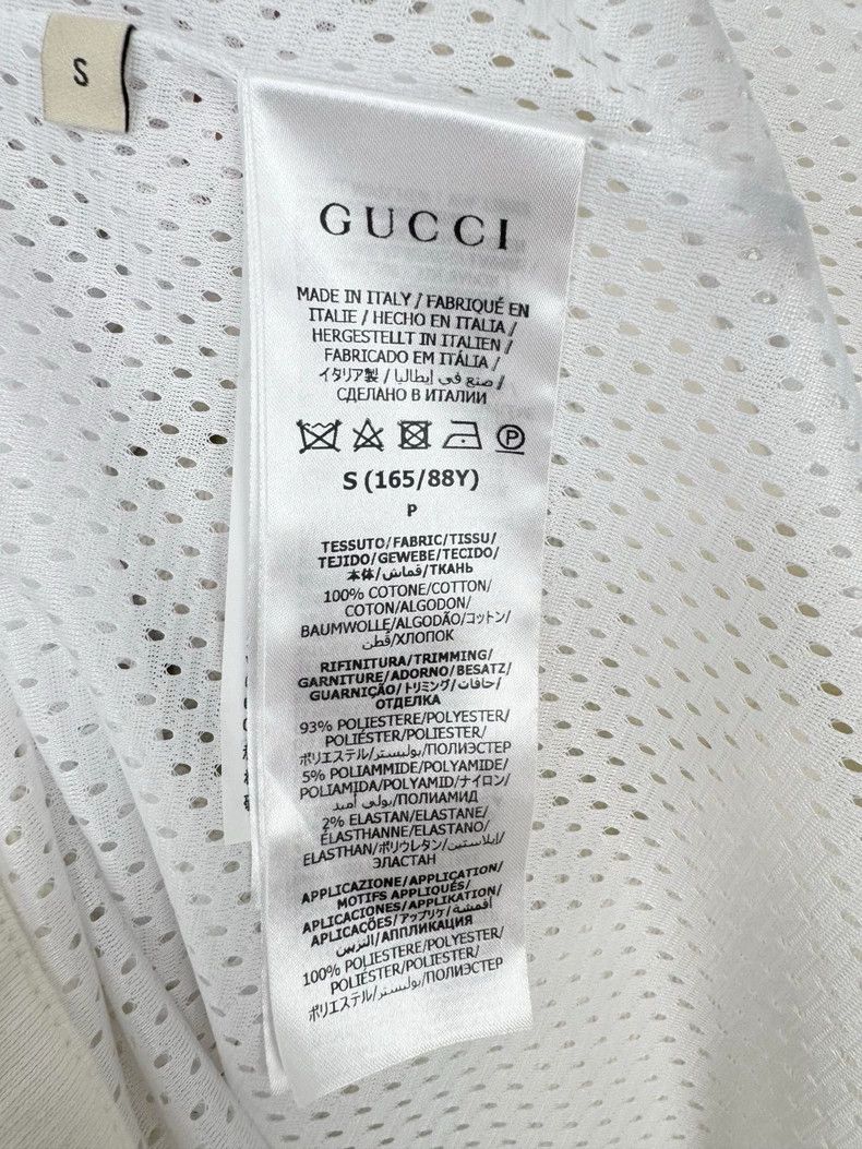 Gucci Gucci Baseball Jacket in White with Stripes Size S / US 4 / IT 40 - 4 Thumbnail